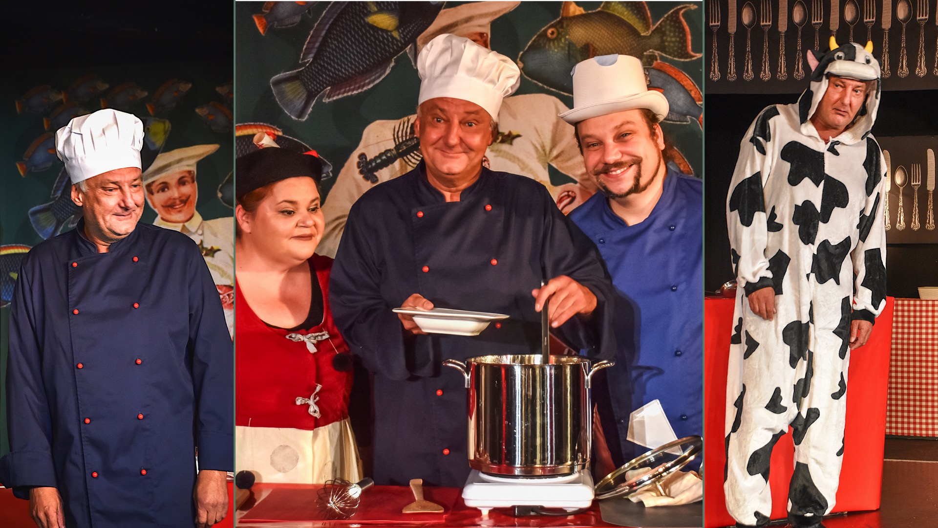 Chefkoch mit Pfeffer und Salz im Hoftheater Bergkirchen - Mahlzeit!