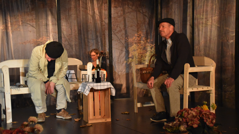 Halpern und Johnson zu Besuch im Hoftheater